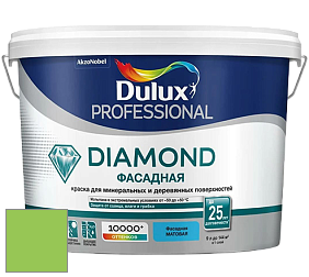 Краска DULUX LUXIUM DIAMOND ФАСАДНАЯ матовая краска цвет NCS S 0570-G30Y 