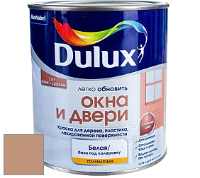 Краска DULUX LUXIUM ОКНА И ДВЕРИ полуматовая краска цвет 70YR 35/216 