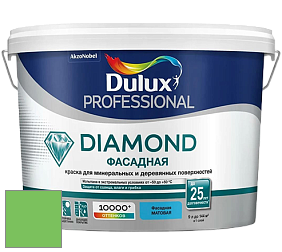 Краска DULUX LUXIUM DIAMOND ФАСАДНАЯ матовая краска цвет NCS S 0570-G20Y 