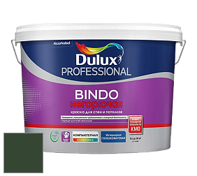 Краска DULUX LUXIUM BINDO НЕГОРЮЧАЯ 9л глубокоматовая краска цвет RAL 6020 