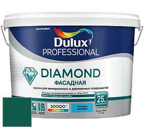 Краска DULUX LUXIUM DIAMOND ФАСАДНАЯ матовая краска цвет NCS S 5540-B80G 