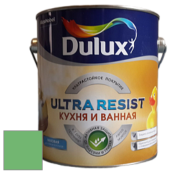 Краска DULUX LUXIUM ULTRA RESIST КУХНЯ И ВАННАЯ матовая ультрастойкая краска цвет 67GY 40/437 Garden Party