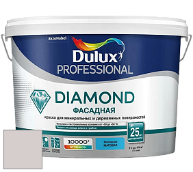 Краска DULUX LUXIUM DIAMOND ФАСАДНАЯ матовая краска цвет 90RR 64/025 Greystone