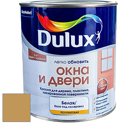 Краска DULUX LUXIUM ОКНА И ДВЕРИ полуматовая краска цвет 20YY 36/370 Monarch Gold