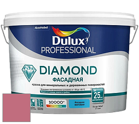 Краска DULUX LUXIUM DIAMOND ФАСАДНАЯ матовая краска цвет 70RR 25/338 Arbor Rose