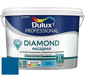 Краска DULUX LUXIUM DIAMOND ФАСАДНАЯ матовая краска цвет 30BB 10/337 Jazz