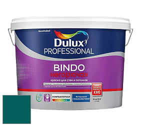 Краска DULUX LUXIUM BINDO НЕГОРЮЧАЯ 9л глубокоматовая краска цвет NCS S 5540-B40G 