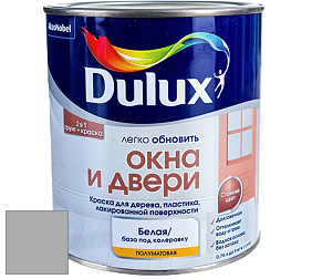 Краска DULUX LUXIUM ОКНА И ДВЕРИ полуматовая краска цвет 30GG 44/013 