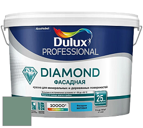 Краска DULUX LUXIUM DIAMOND ФАСАДНАЯ матовая краска цвет NCS S 4020-G 
