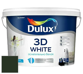 Краска DULUX LUXIUM 3D WHITE матовая краска цвет RAL 6007 