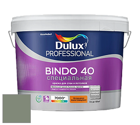 Краска DULUX LUXIUM BINDO 40 Специальная полуглянцевая краска цвет RAL 7033 