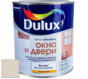 Краска DULUX LUXIUM ОКНА И ДВЕРИ полуматовая краска цвет 40YY 67/087 Pillar