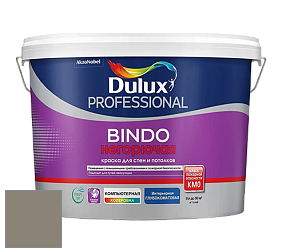 Краска DULUX LUXIUM BINDO НЕГОРЮЧАЯ 9л глубокоматовая краска цвет 40YY 25/074 Grey Mountain