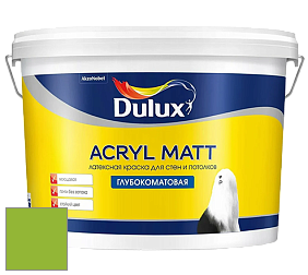 Краска DULUX LUXIUM ACRYL MATT глубокоматовая краска цвет 13GY 40/588 