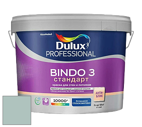 Краска DULUX LUXIUM BINDO 3 Стандарт глубокоматовая краска цвет NCS S 2010-B70G 