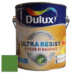 Краска DULUX LUXIUM ULTRA RESIST КУХНЯ И ВАННАЯ матовая ультрастойкая краска цвет 46GY 21/423 Banana Leaf Wrap