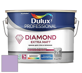 Краска DULUX LUXIUM DIAMOND EXTRA MATT глубокоматовая краска цвет 40RB 43/233 Purpling