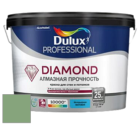 Краска DULUX LUXIUM DIAMOND MATT матовая краска цвет RAL 6021 