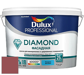 Краска DULUX LUXIUM DIAMOND ФАСАДНАЯ матовая краска цвет 10YR 14/348 Gipsy bloom 1