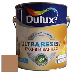 Краска DULUX LUXIUM ULTRA RESIST КУХНЯ И ВАННАЯ матовая ультрастойкая краска цвет NCS S 4030-Y30R 