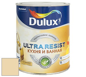 Краска DULUX LUXIUM ULTRA RESIST КУХНЯ И ВАННАЯ полуматовая ультрастойкая краска цвет NCS S 1015-Y10R 