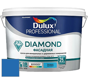 Краска DULUX LUXIUM DIAMOND ФАСАДНАЯ матовая краска цвет NCS S 2565-R80B 