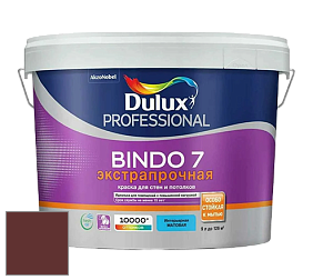 Краска DULUX LUXIUM BINDO 7 Экстрапрочная матовая краска цвет 01YR 07/180 Chilli Chocolate