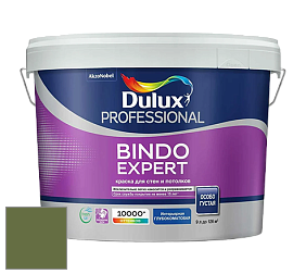 Краска DULUX LUXIUM BINDO EXPERT глубокоматовая краска цвет NCS S 5040-G40Y 