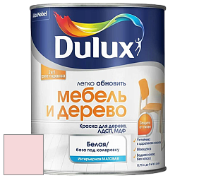 Краска DULUX LUXIUM МЕБЕЛЬ И ДЕРЕВО матовая краска цвет 82RR 76/111 Little Bow Pink