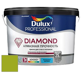 Краска DULUX LUXIUM DIAMOND MATT матовая краска цвет 89YY 38/628 Indian ivy 3