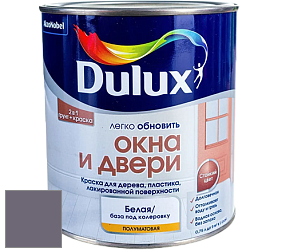Краска DULUX LUXIUM ОКНА И ДВЕРИ полуматовая краска цвет 30RB 15/086 