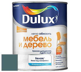 Краска DULUX LUXIUM МЕБЕЛЬ И ДЕРЕВО матовая краска цвет NCS S 6020-B30G 