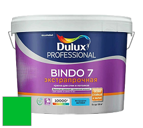 Краска DULUX LUXIUM BINDO 7 Экстрапрочная матовая краска цвет RAL 6038 