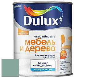 Краска DULUX LUXIUM МЕБЕЛЬ И ДЕРЕВО матовая краска цвет NCS S 3020-B90G 