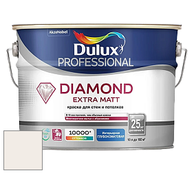 Краска DULUX LUXIUM DIAMOND EXTRA MATT глубокоматовая краска цвет 93YR 86/030 Fluffy Clouds