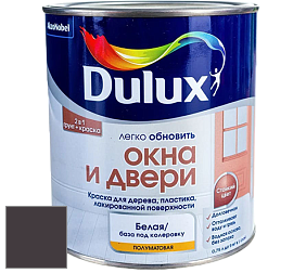 Краска DULUX LUXIUM ОКНА И ДВЕРИ полуматовая краска цвет NCS S 8505-R20B 