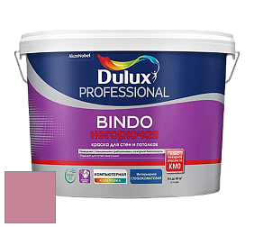 Краска DULUX LUXIUM BINDO НЕГОРЮЧАЯ 9л глубокоматовая краска цвет 50RR 32/262 Pretty In Pink