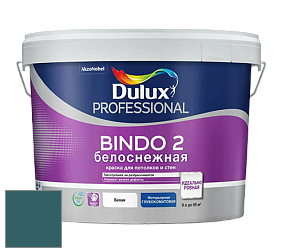 Краска DULUX LUXIUM BINDO 2 глубокоматовая краска цвет 10BG 09/190 