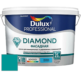 Краска DULUX LUXIUM DIAMOND ФАСАДНАЯ матовая краска цвет NCS S 2555-B40G 