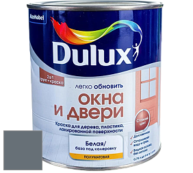 Краска DULUX LUXIUM ОКНА И ДВЕРИ полуматовая краска цвет 90BG 16/060 
