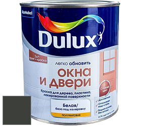 Краска DULUX LUXIUM ОКНА И ДВЕРИ полуматовая краска цвет RAL 6015 