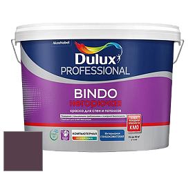 Краска DULUX LUXIUM BINDO НЕГОРЮЧАЯ 9л глубокоматовая краска цвет NCS S 7020-R30B 