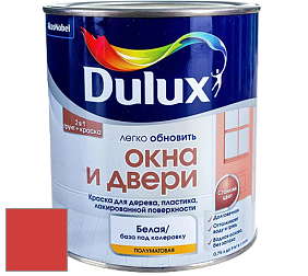Краска DULUX LUXIUM ОКНА И ДВЕРИ полуматовая краска цвет 33YR 20/708 