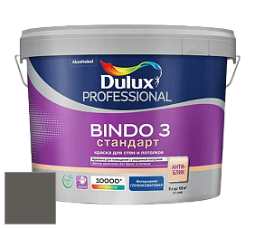 Краска DULUX LUXIUM BINDO 3 Стандарт глубокоматовая краска цвет NCS S 7502-Y 
