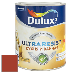 Краска DULUX LUXIUM ULTRA RESIST КУХНЯ И ВАННАЯ полуматовая ультрастойкая краска цвет 30YR 13/471 Algonquin Red