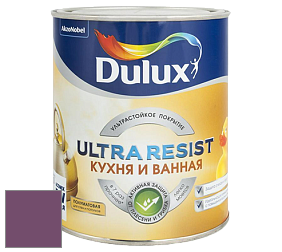 Краска DULUX LUXIUM ULTRA RESIST КУХНЯ И ВАННАЯ полуматовая ультрастойкая краска цвет 90RB 12/225 Casa Royale