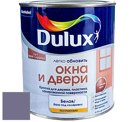 Краска DULUX LUXIUM ОКНА И ДВЕРИ полуматовая краска цвет 10RB 18/146 