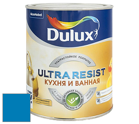 Краска DULUX LUXIUM ULTRA RESIST КУХНЯ И ВАННАЯ полуматовая ультрастойкая краска цвет 16BB 19/395 King Blue