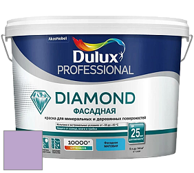 Краска DULUX LUXIUM DIAMOND ФАСАДНАЯ матовая краска цвет 40RB 43/233 Purpling