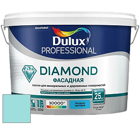 Краска DULUX LUXIUM DIAMOND ФАСАДНАЯ матовая краска цвет NCS S 0530-B40G 